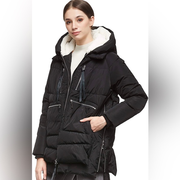 Orolay down coat, black, 2XL NWOT - Picture 3 of 5